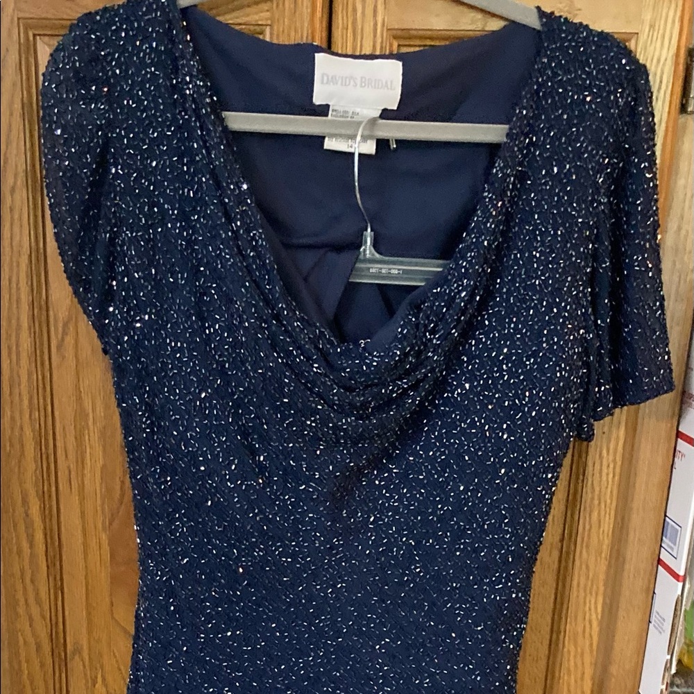 Two Piece David’s Bridal Evening Ensemble Size 14